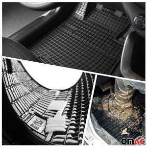 MINI COUNTRYMAN Floor-Trunk Mats - Omac - El-Toro & YPS - Black - '10-'16
